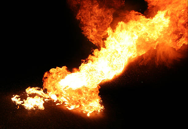 istock hot flaming rings of fire 182838384