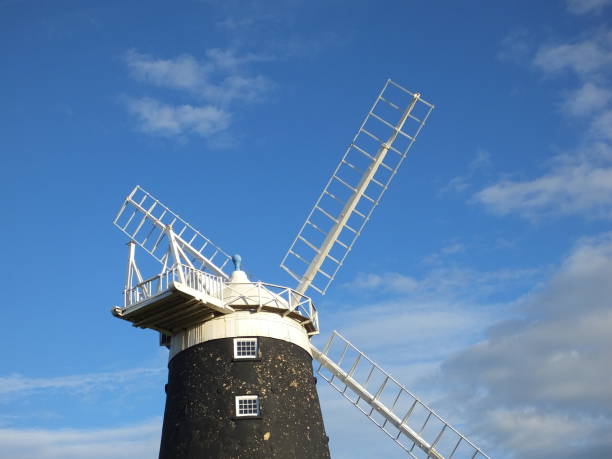 istock Coastal Pumping Mill, Norfolk, UK 1828387094