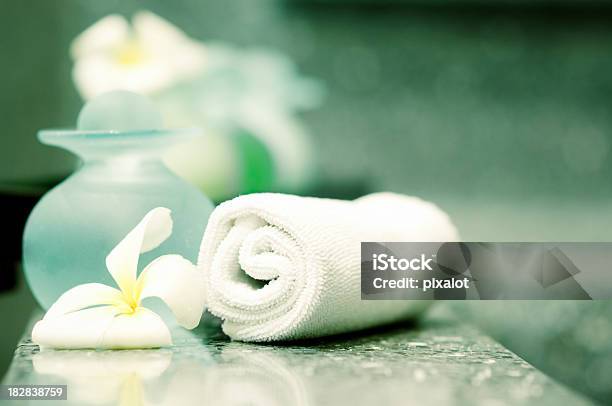 Spa Detail Stock Photo - Download Image Now - Towel, Close-up, Rolled Up