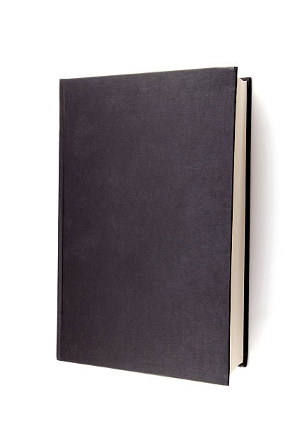 istock Black hard cover book isolated 182838852
