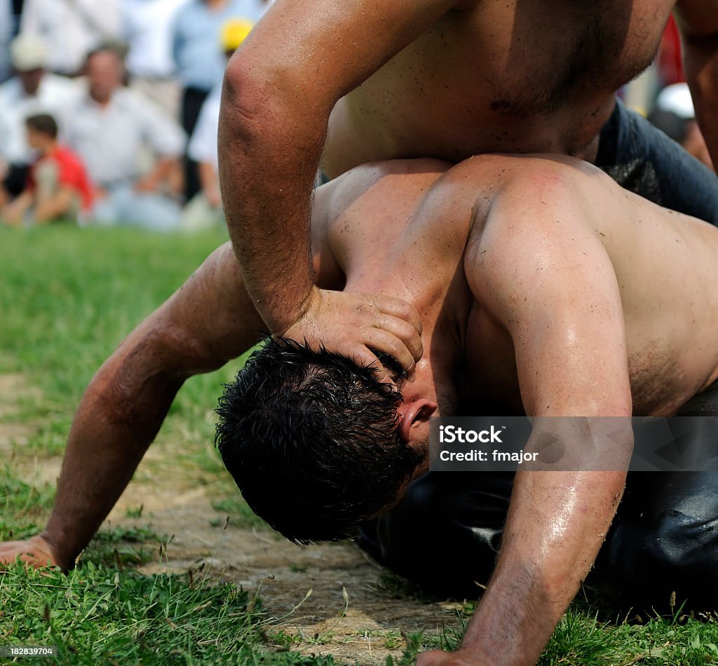 Aceite turco lucha - Foto de stock de Lucha - Deporte de combate libre de derechos