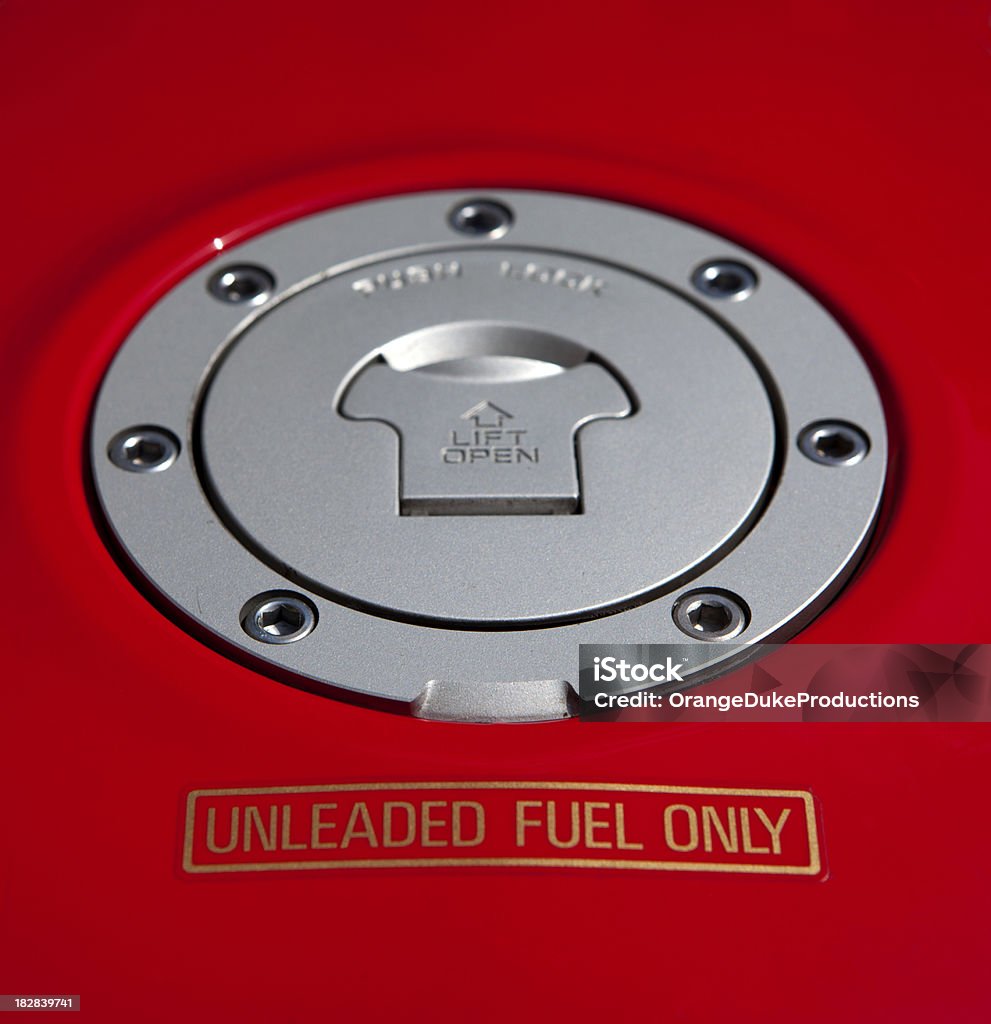 Solo carburante senza piombo - Foto stock royalty-free di Alluminio