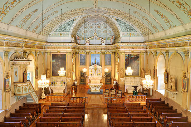 istock Beautiful Old Catholic Church, Montreal 182840441