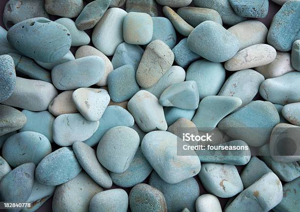 Turquoise Pebble Stock Photo - Download Image Now - Backgrounds, Beauty In Nature, Blue