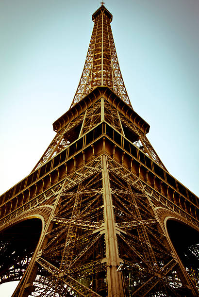 istock Low angle of the Eiffel Tower, Paris France 182841011