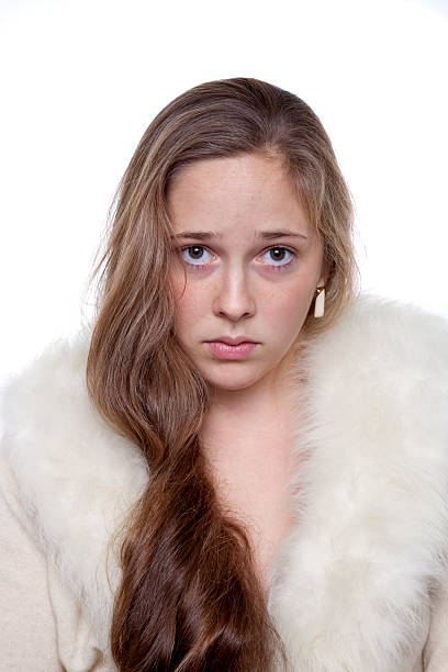 istock woman in white fur 182841258