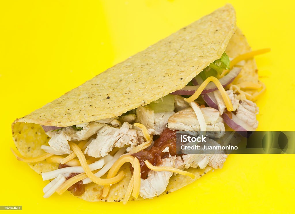 Taco di pollo - Foto stock royalty-free di Taco