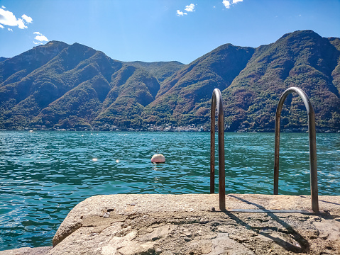 Water access in the lakeside of Nesso