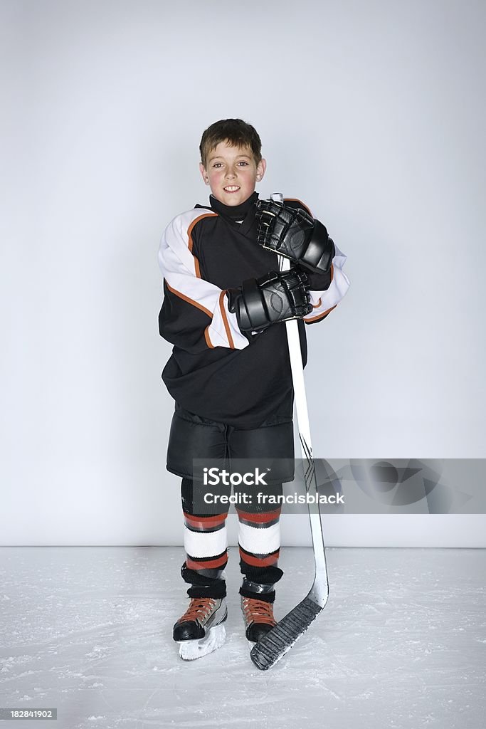 Jeune joueuse de hockey sur glace - Photo de Enfant libre de droits