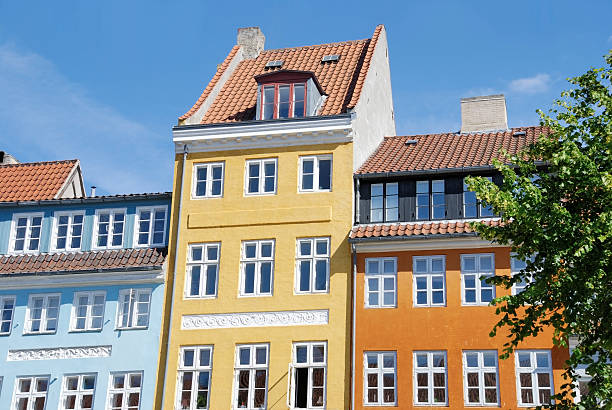 istock Colorfully houses from Copenhagen, Denmark 182841946