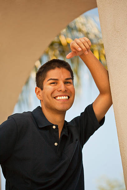 istock Hispanic teen smiling 182842088