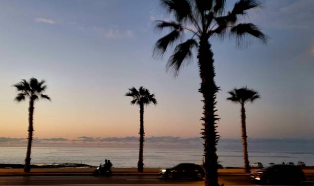 istock Coastal road in Rabat 1828421788
