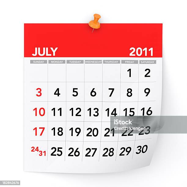 2011 년 7월calendar 0명에 대한 스톡 사진 및 기타 이미지 - 0명, 2011년, 2012년