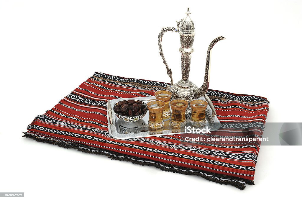 Termine und Tee während des Ramadan - Lizenzfrei Arabien Stock-Foto
