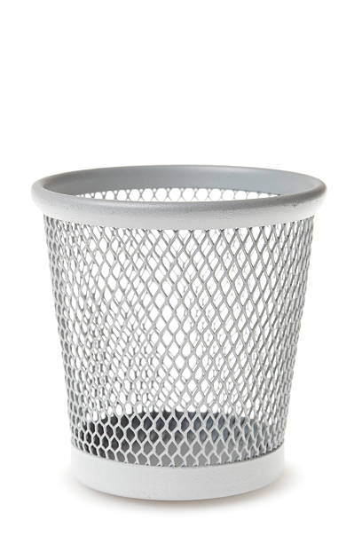 Empty waste paper bin XXXL Empty waste paper bin isolated on white background. Please see some similar pictures from my portfolio: wastepaper basket photos stock pictures, royalty-free photos & images