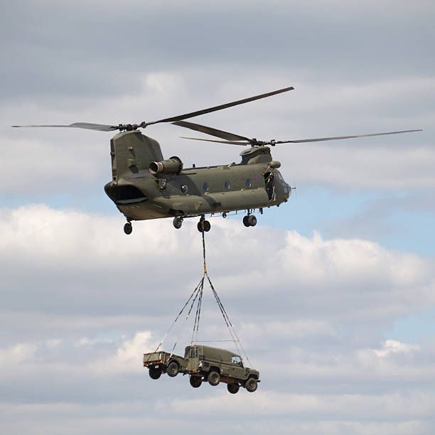 istock Chinook Carrying a Jeep 182844063