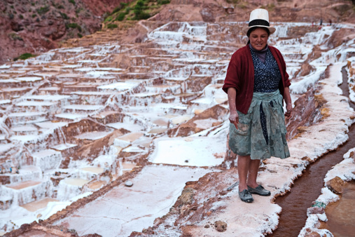 Since pre-Inca times, salt  has been obtained in Maras by evaporating salty water (provided by a nearby  subterranean stream) in the sun, leaving the salt behind. In the mines there are thousands of salt-pools. The Sacred Valley of the Incas or Urubamba Valley is a valley in the Andes  of Peru, close to the Inca capital of  Cusco and below the ancient sacred city of Machu Picchu. 