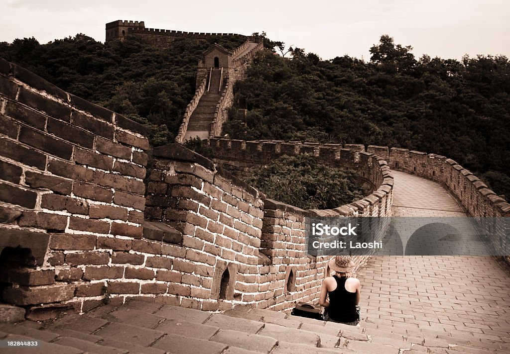 Gran muralla China - Foto de stock de 20 a 29 años libre de derechos