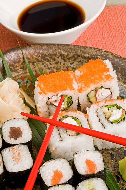 寿司料理 - salad japanese culture japan asian culture ストックフォトと画像