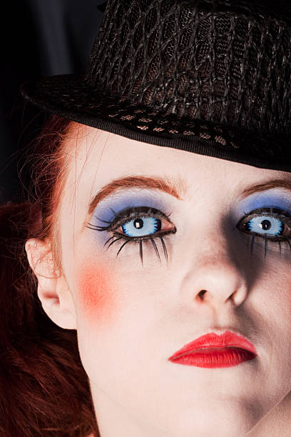 istock Sad or Serious Young Woman in Make Up 182845463
