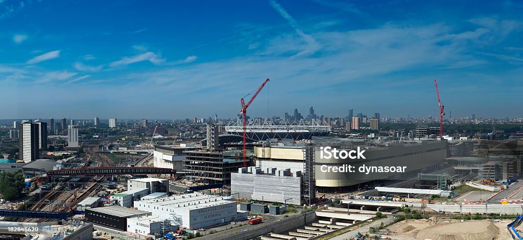 London Olympic Games el panorama urbano de regeneración. - Foto de stock de Londres - Inglaterra libre de derechos