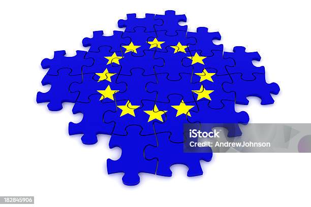 Europäische Unionkonzept Stockfoto und mehr Bilder von Digital generiert - Digital generiert, Dreidimensional, Europa - Kontinent