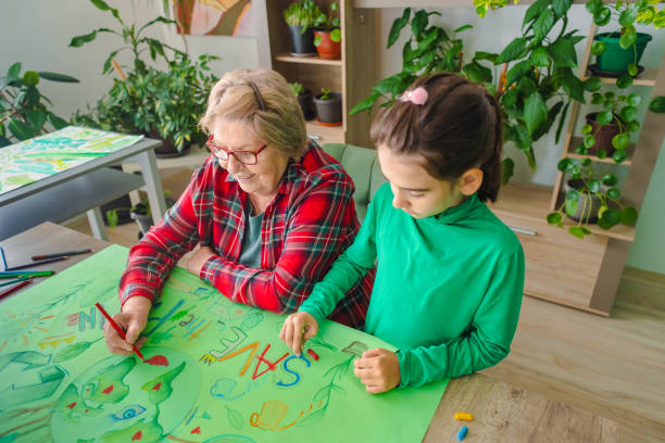 istock Granddaughter Joins Senior Teacher 1828460542
