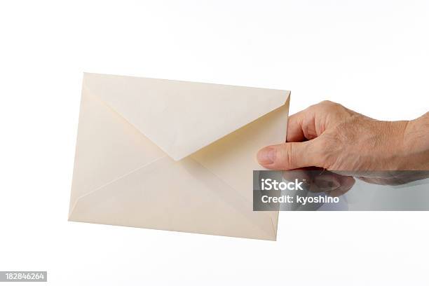 絶縁ショットを白背景に封筒を - 封筒のストックフォトや画像を多数ご用意 - 封筒, 手紙, 人間の手