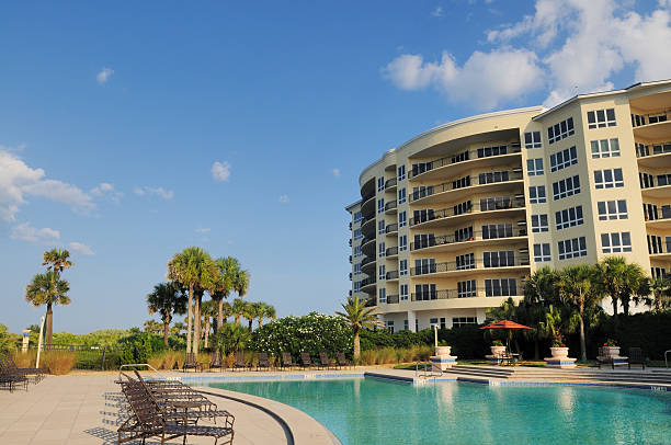 istock Highrise Hotel and Pool in Florida 182846266