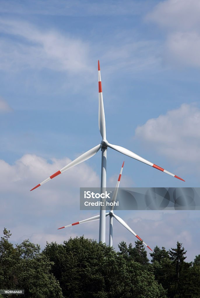 Энергия ветра - Стоковые фото Ветряная электростанция роялти-фри