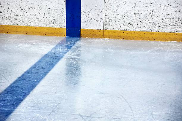 istock Hockey Ice Blue Line 182846603