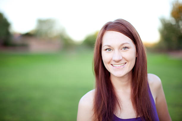 istock Girl in the park. 182847048