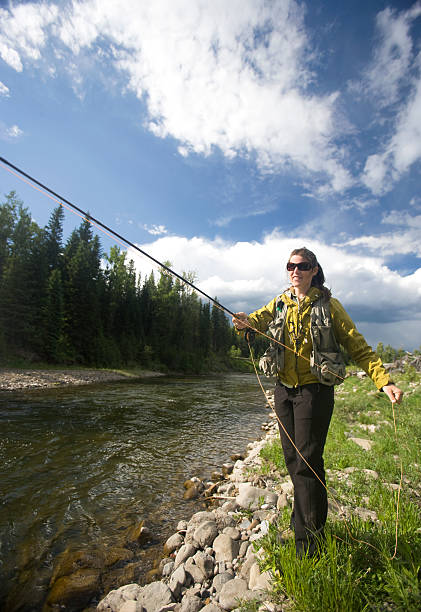 istock Woman Fly Fishing 182847111