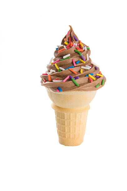 cone de Gelado - fotografia de stock