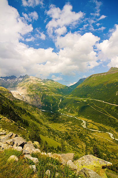 Swiss Alps stock photo