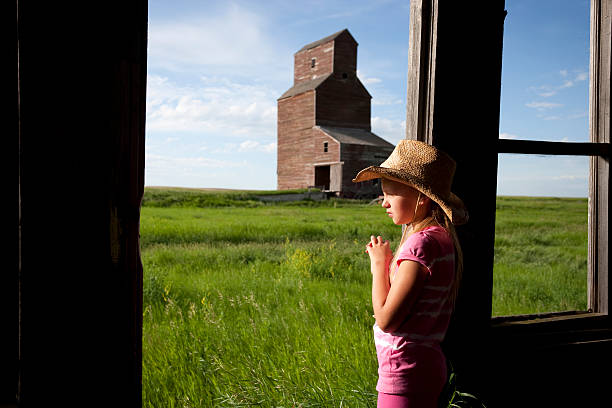 穀物エレベーター - canada saskatchewan grain elevator prairie ストックフォトと画像