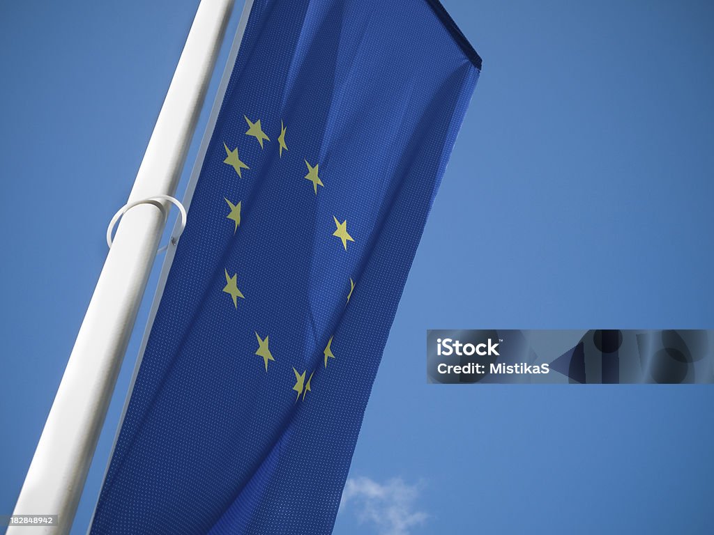 Bandeira da Comunidade Européia - Foto de stock de Azul royalty-free