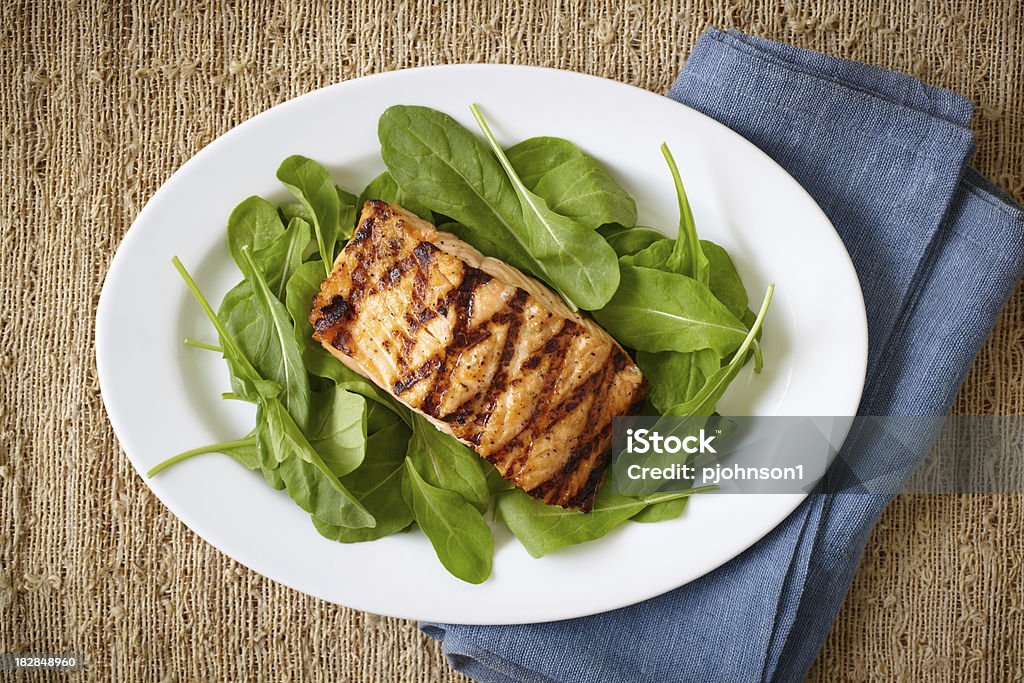 Salmone - Foto stock royalty-free di Alimentazione sana