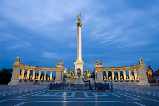 The Heroes' Square is one of the major squares of Budapest. It lies at the end of Andrassy Avenue with which it comprises part of an extensive Unesco World Heritage site.