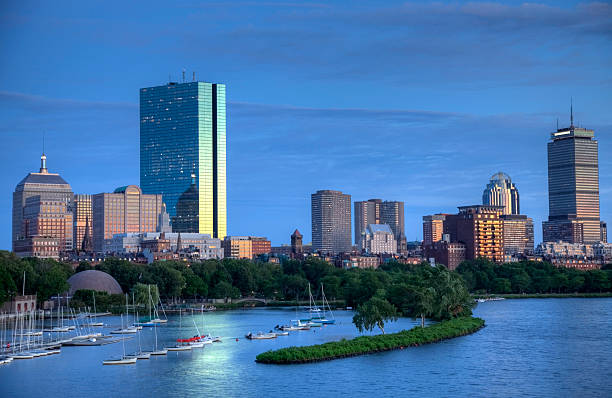 istock Boston skyline and the Charles River 182849568
