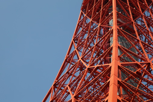 Part of Tokyo Tower.