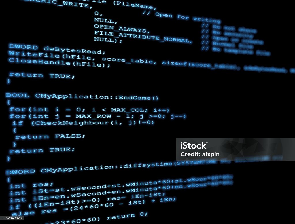 Computer Program Code Stock Photo - Download Image Now - Backgrounds ...