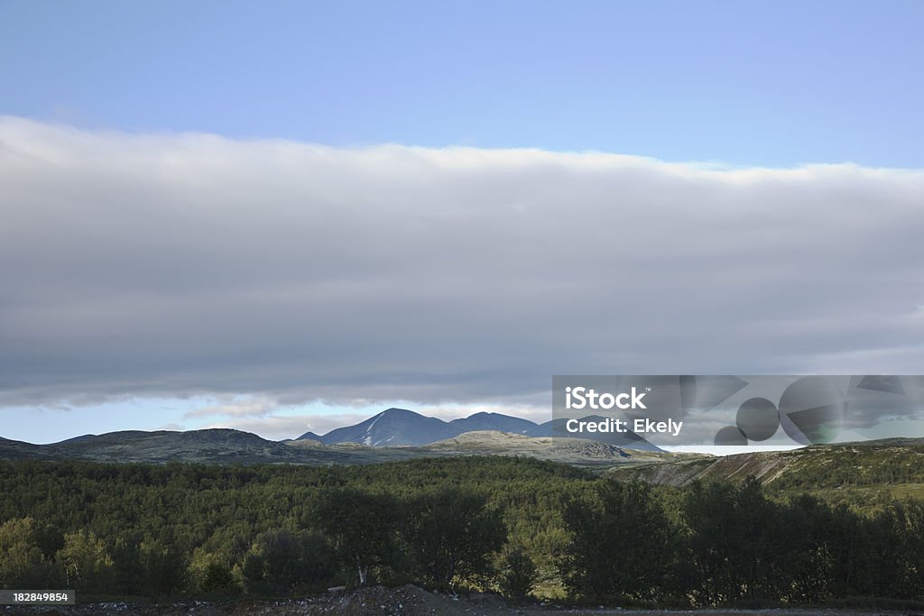 Rondane mountain range. Norwegian mountains. Lightbox: Backgrounds Stock Photo