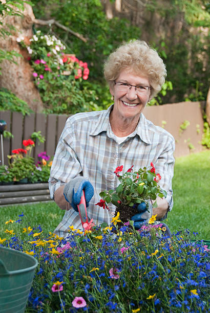istock Senior Woman Gardening 182850077
