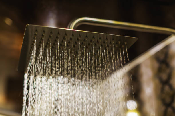 Shower in the bathroom.