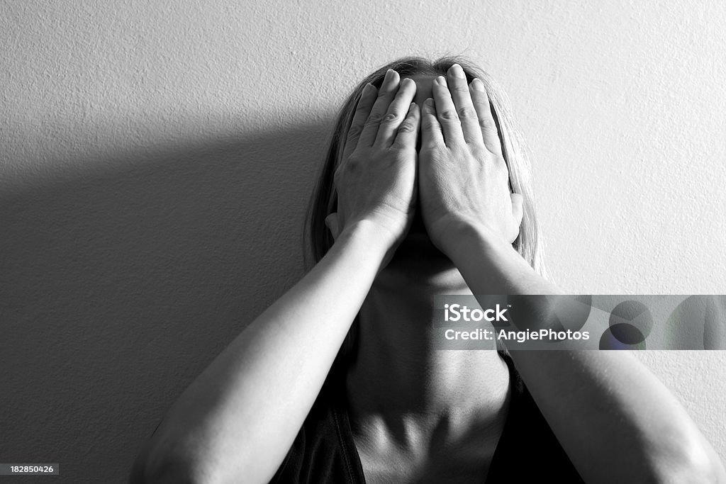 Depression - Lizenzfrei Frauen Stock-Foto