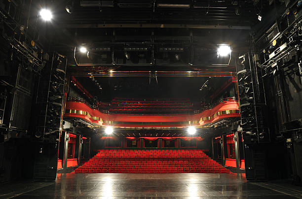na backstage'u - stage theater theatrical performance curtain seat zdjęcia i obrazy z banku zdjęć