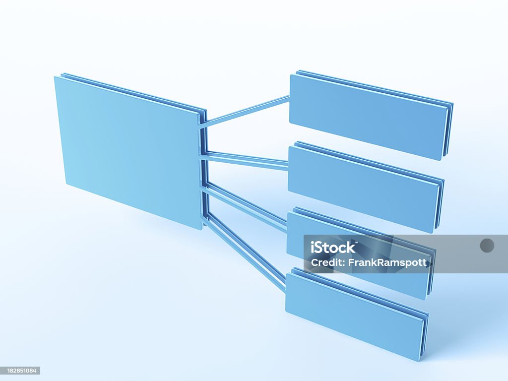 Une à quatre Organigramme - Photo de Abstrait libre de droits