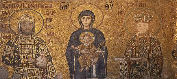 istock Hagia Sophia - Comnenus mosaic 182851295