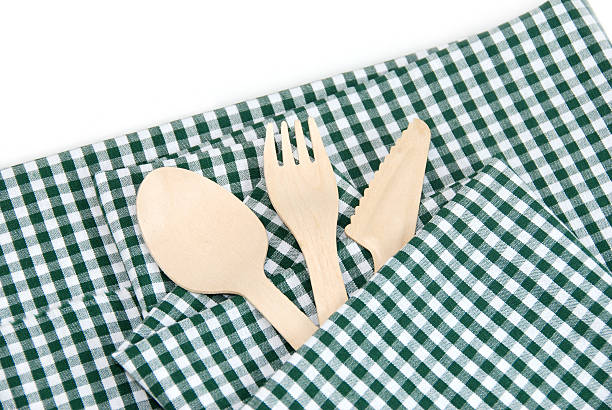 istock Environmental wooden cutlery, biodegradable 182851411